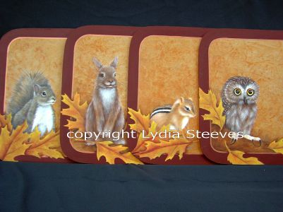 Fall Critters Acrylic e-Packet